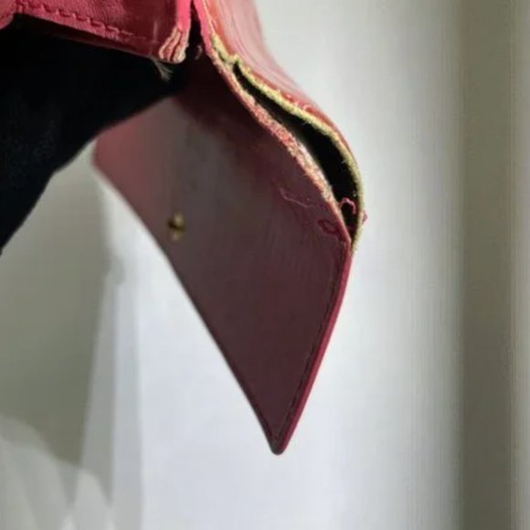 Louis Vuitton Monogram Vernis Porte‎ Feuille Sarah Long Bifold Wallet Red - Picture 5 of 10